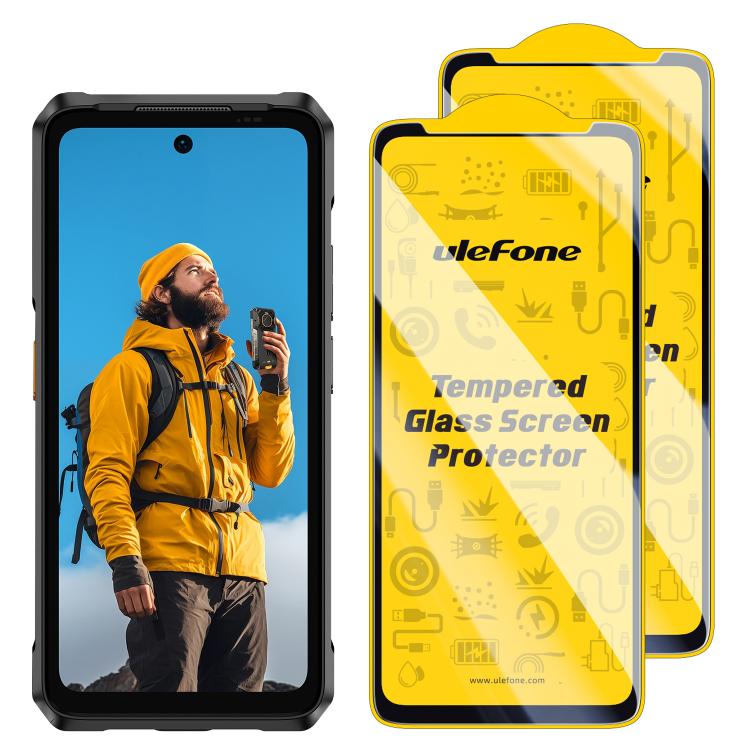 Ulefone 9H HD Protector Pantalla Antihuellas Templado Pack 2