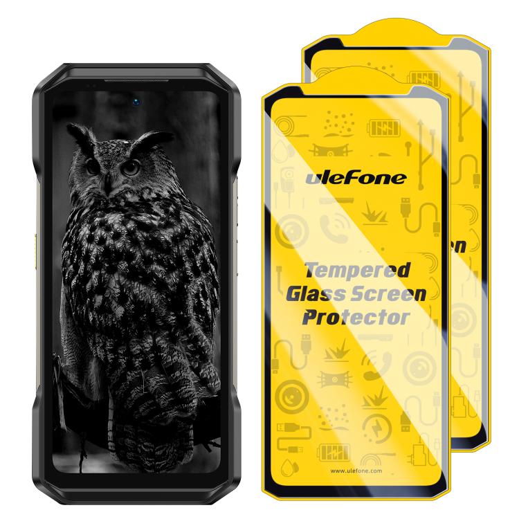 Ulefone 9H HD Protector Pantalla Antihuellas Templado Pack 2
