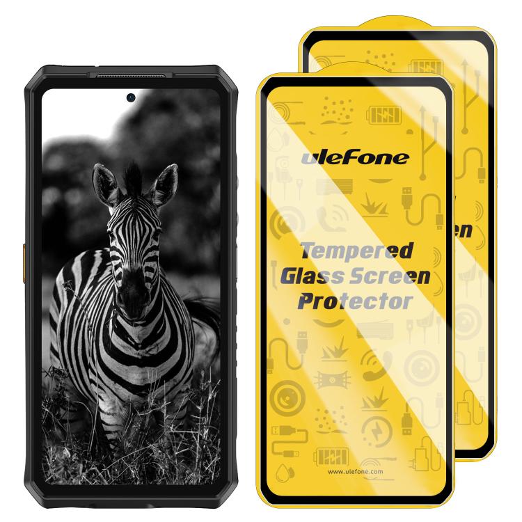 Ulefone 9H HD Protector Pantalla Antihuellas Templado Pack 2