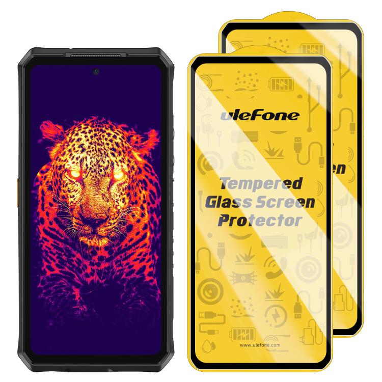 Ulefone 9H HD Protector Pantalla Antihuellas Templado Pack 2