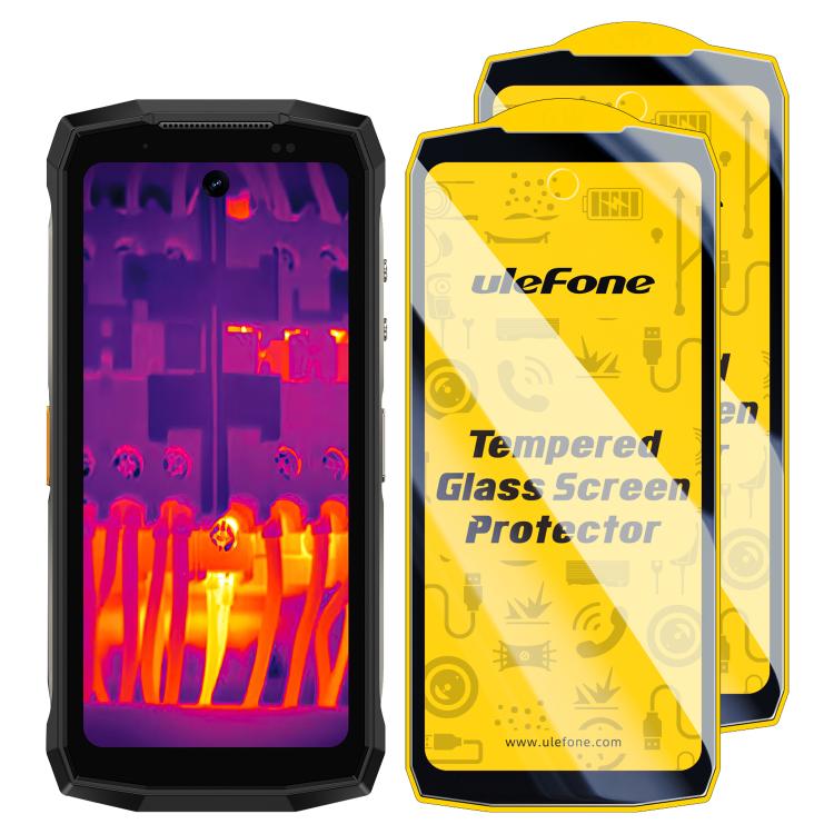 Ulefone 9H HD Protector Pantalla Antihuellas Templado Pack 2