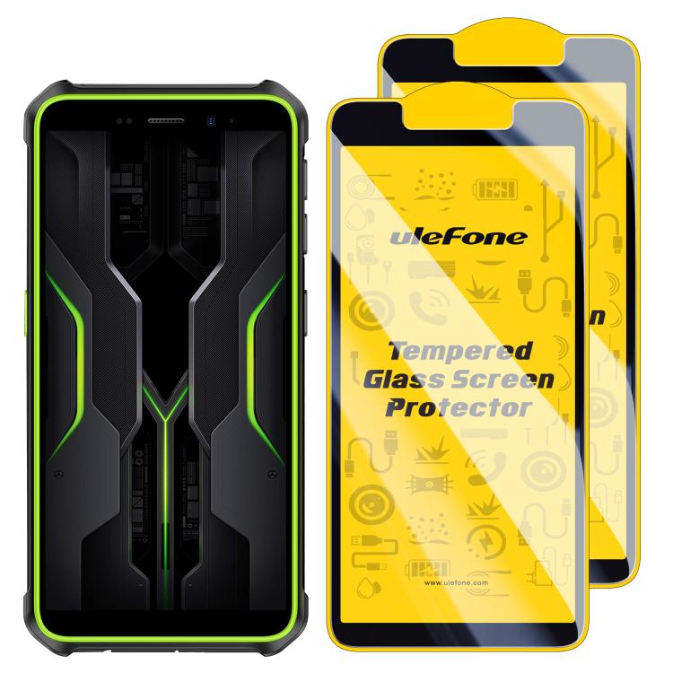 Ulefone 9H HD Protector Pantalla Antihuellas Templado Pack 2