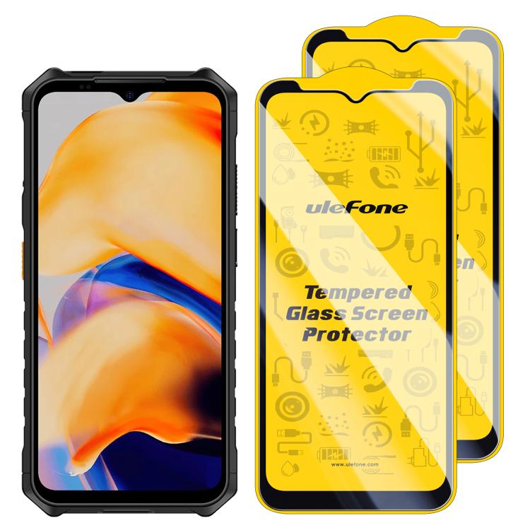 Ulefone 9H HD Protector Pantalla Antihuellas Templado Pack 2