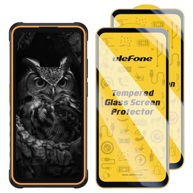 Ulefone 9H HD Protector Pantalla Antihuellas Templado Pack 2