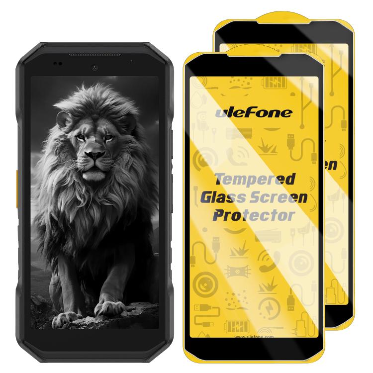 Ulefone 9H HD Protector Pantalla Antihuellas Templado Pack 2