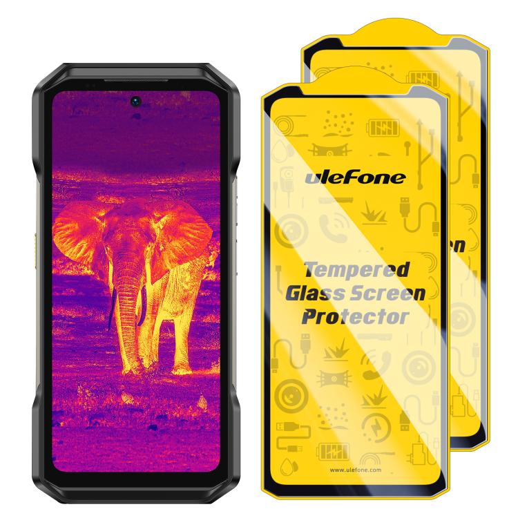 Ulefone 9H HD Protector Pantalla Antihuellas Templado Pack 2