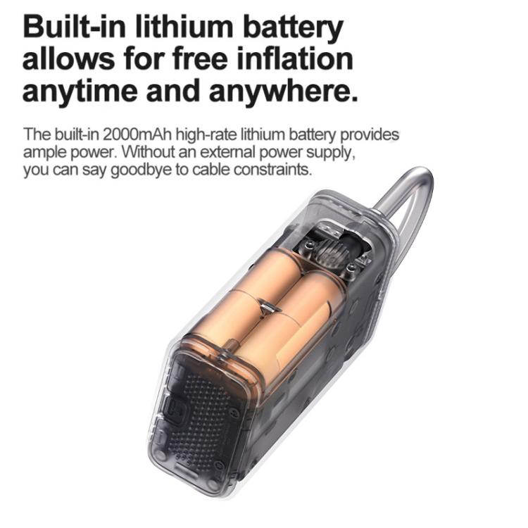 Xiaomi Mijia Air Pump 2D Compresor Eléctrico 2000 mAh, Portátil
