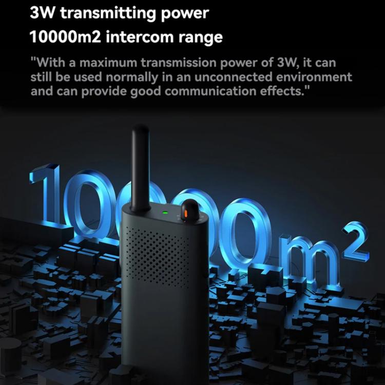 Xiaomi Walkie Talkie 3 Chat 2000mAh Soporte 1-5km Intercom