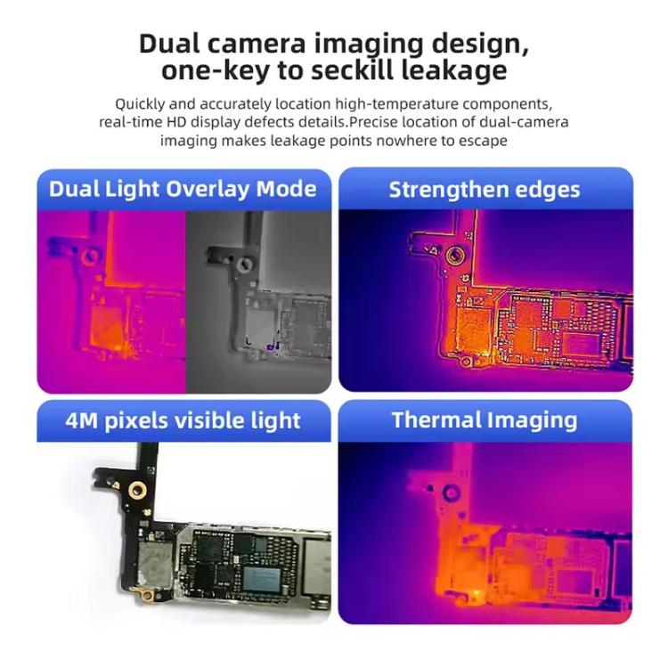 QianLi L256 iStele Cámara termográfica Dual espectral
