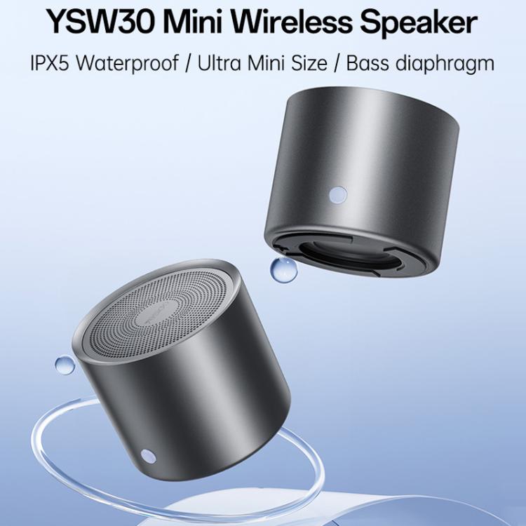 Yesido YSW30 Altavoz Bluetooth Portátil IPX5 3W Construcción de Aleación de Zinc