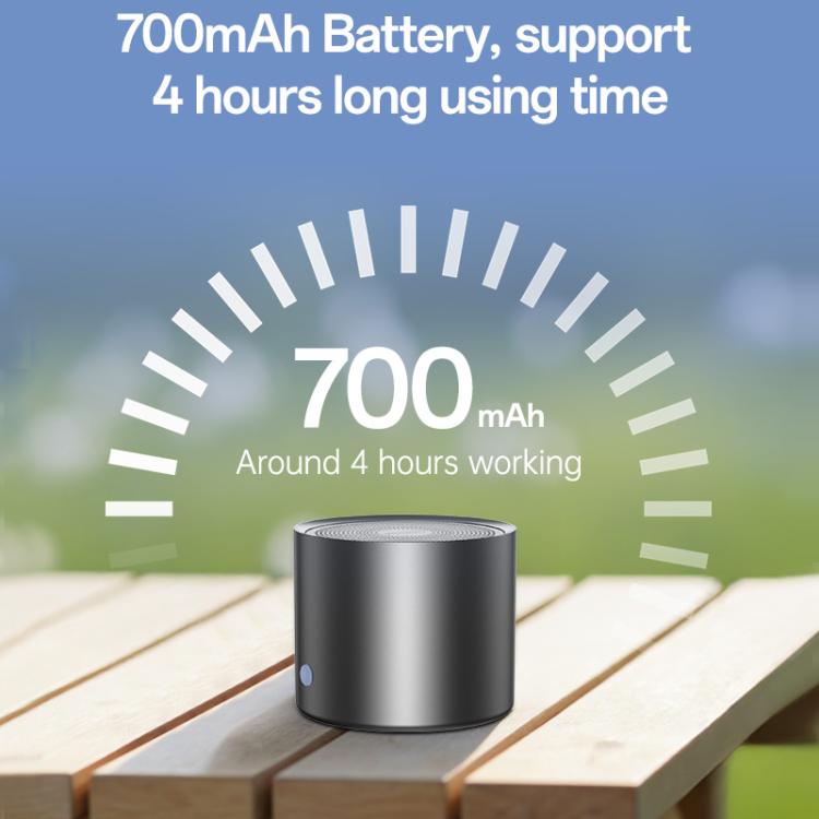 Yesido YSW30 Altavoz Bluetooth Portátil IPX5 3W Construcción de Aleación de Zinc