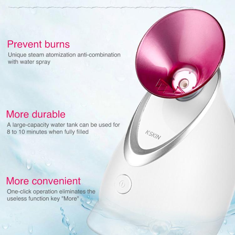 K-SKIN KD2331A Vaporizador Facial Nano Ions Hidratación Profunda