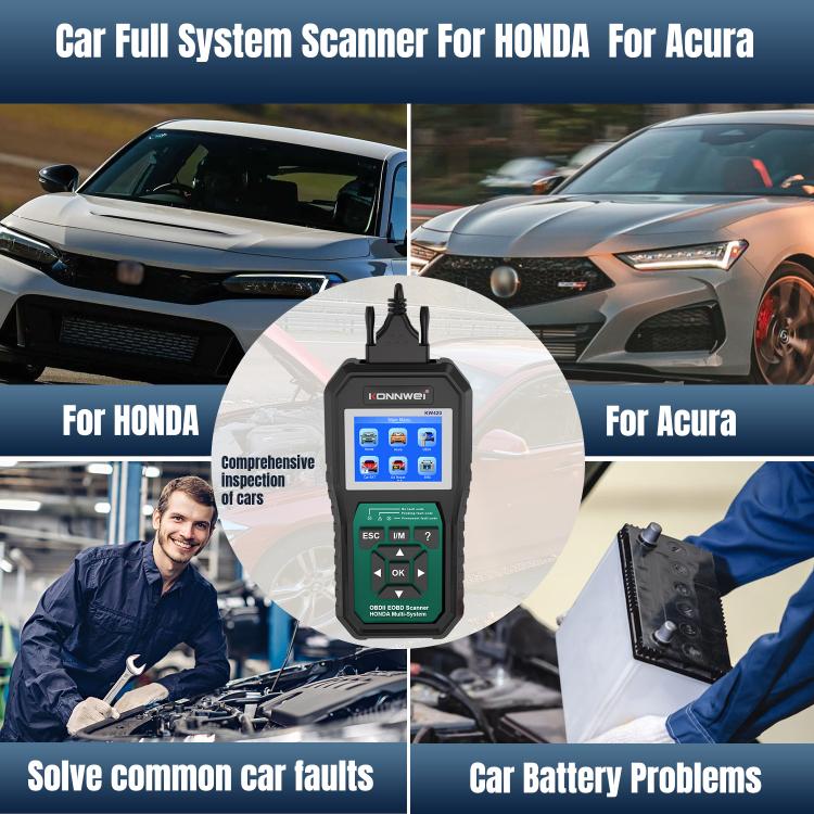 KONNWEI KW420 Escáner OBD2 Pantalla Color 2.8 Pulgadas