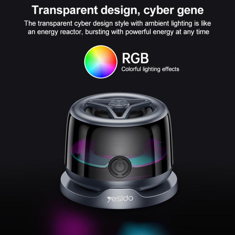 Yesido YSW32 Altavoz Mini Inalámbrico RGB Bluetooth 5.3 Calidad de Sonido Alta Definición