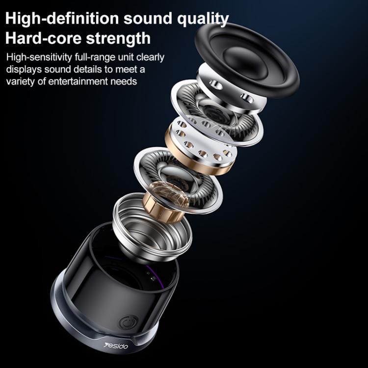 Yesido YSW32 Altavoz Mini Inalámbrico RGB Bluetooth 5.3 Calidad de Sonido Alta Definición
