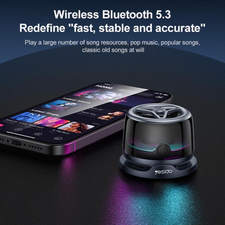 Yesido YSW32 Altavoz Mini Inalámbrico RGB Bluetooth 5.3 Calidad de Sonido Alta Definición