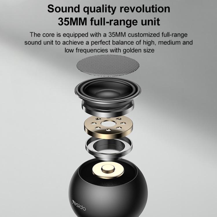Yesido YSW33 Mini Altavoz Inalámbrico Aluminio Compacto 3W