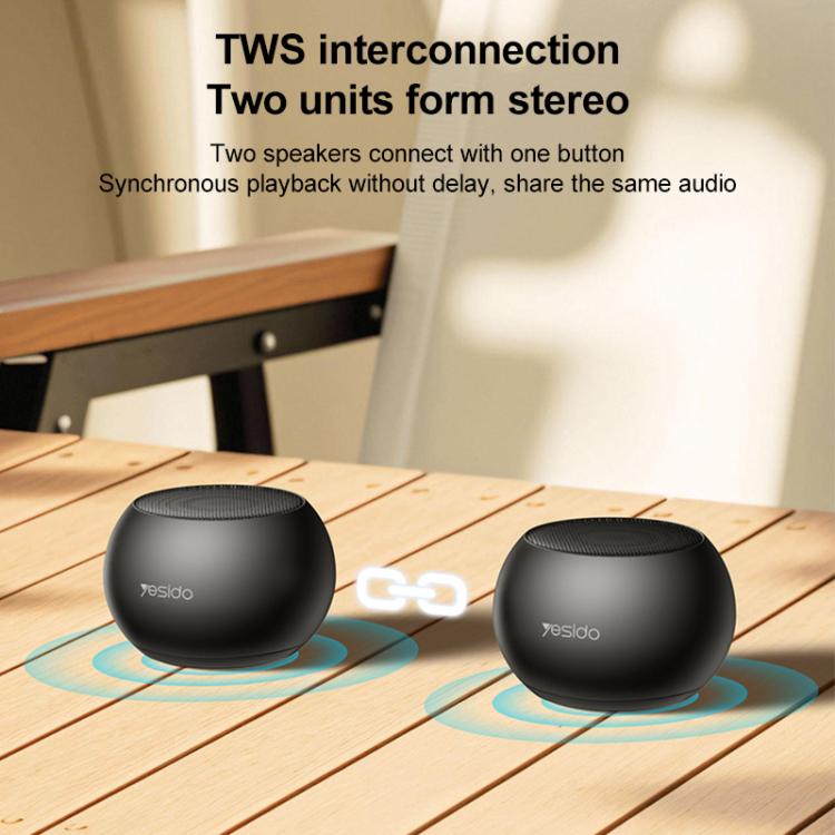 Yesido YSW33 Mini Altavoz Inalámbrico Aluminio Compacto 3W