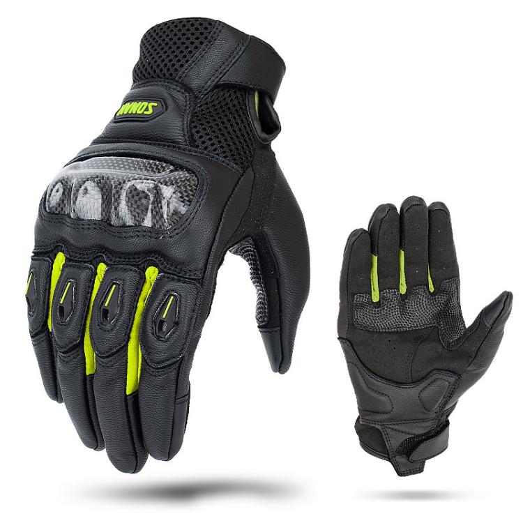 SOMAN MG21 Guantes De Moto Off Road Protección Con Fibra De Carbono