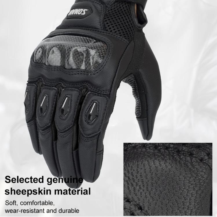 SOMAN MG21 Guantes De Moto Off Road Protección Con Fibra De Carbono