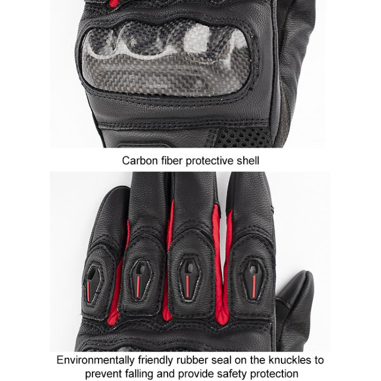 SOMAN MG21 Guantes De Moto Off Road Protección Con Fibra De Carbono
