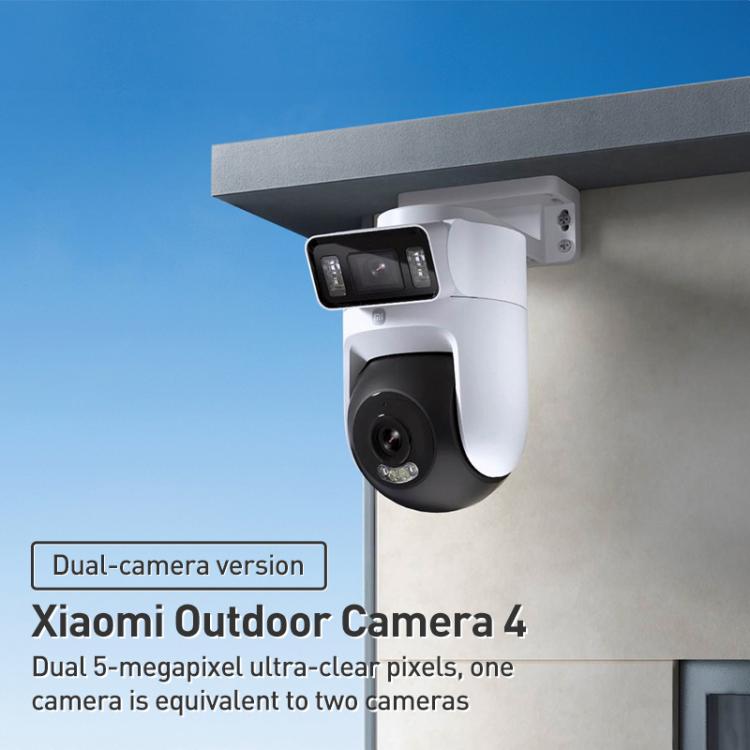 Xiaomi Cámara Exterior MJSXJ10HL Doble Sensor 5MP Resolución 3K a Prueba de Agua IP66