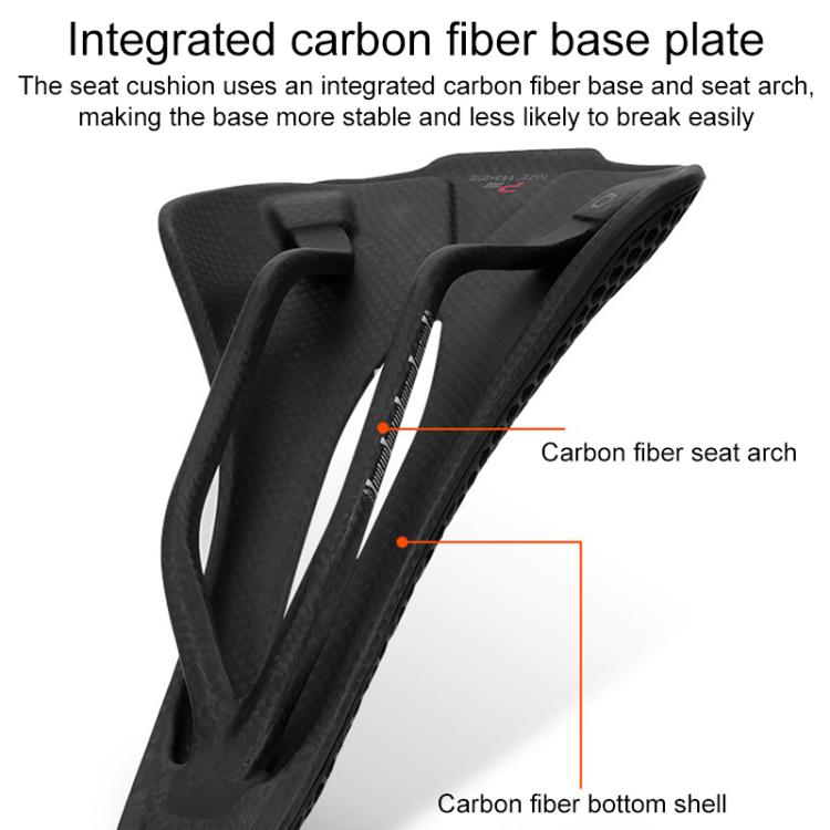 TOSEEK P300 Asiento de Bicicleta de Fibra de Carbono