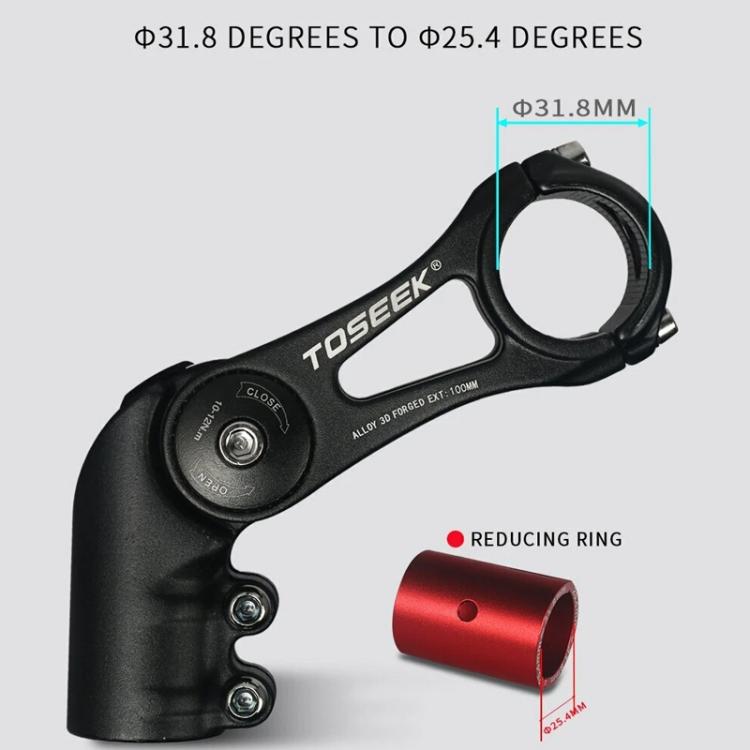 TOSEEK ST003 Potencia MTB Aluminio Angulo Ajustable