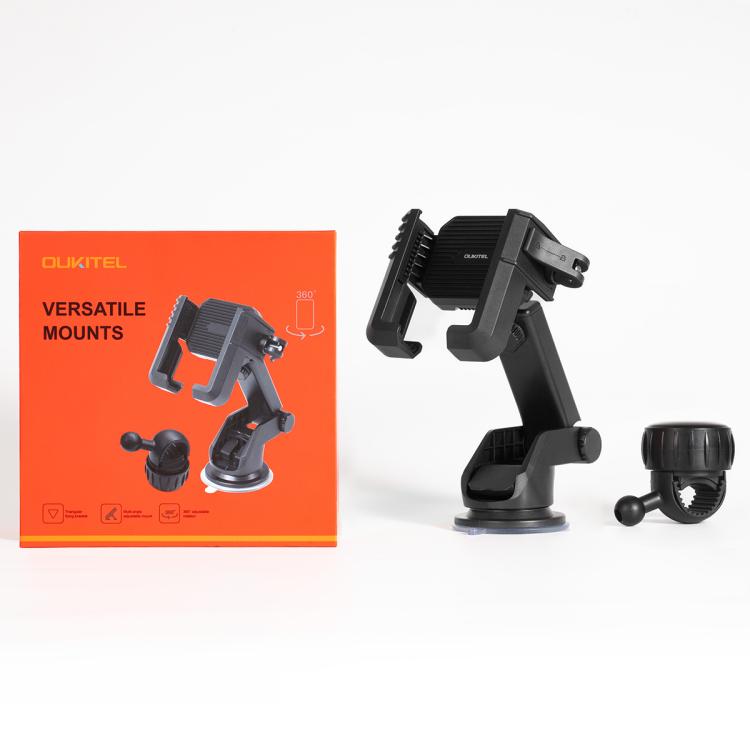 OUKITEL 360 Grados Soporte Teléfono Bicicleta Rotatorio Universal Ajustable