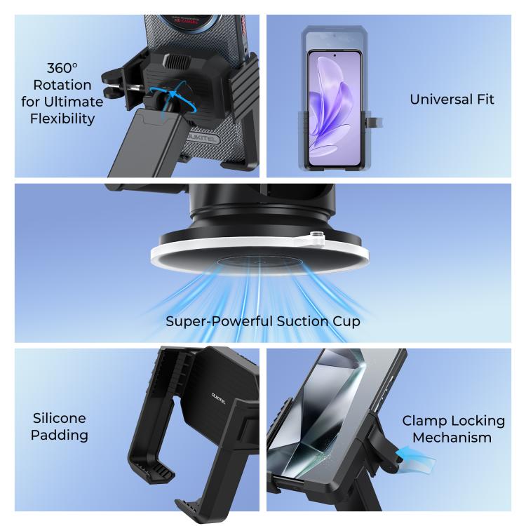OUKITEL 360 Grados Soporte Teléfono Bicicleta Rotatorio Universal Ajustable