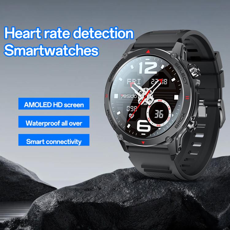 Yesido IO31 Reloj Inteligente Pantalla AMOLED de 1.43 Pulgadas Monitoreo de Salud Bluetooth