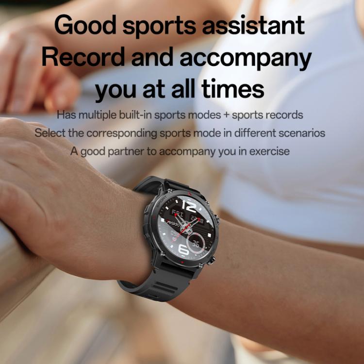 Yesido IO31 Reloj Inteligente Pantalla AMOLED de 1.43 Pulgadas Monitoreo de Salud Bluetooth