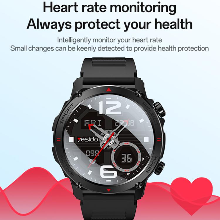 Yesido IO31 Reloj Inteligente Pantalla AMOLED de 1.43 Pulgadas Monitoreo de Salud Bluetooth