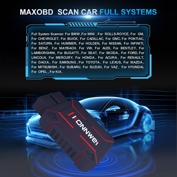 KONNWEI MAXOBD Full Car Scanner OBD2 Lectura De Códigos