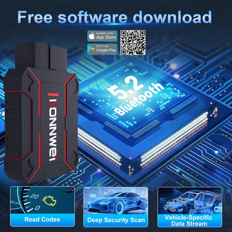 KONNWEI MAXOBD Full Car Scanner OBD2 Lectura De Códigos
