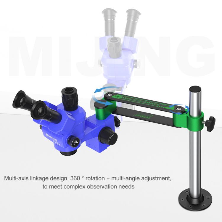 Mijing MJ4015 Microscopio Brazo Universal Rotación 360