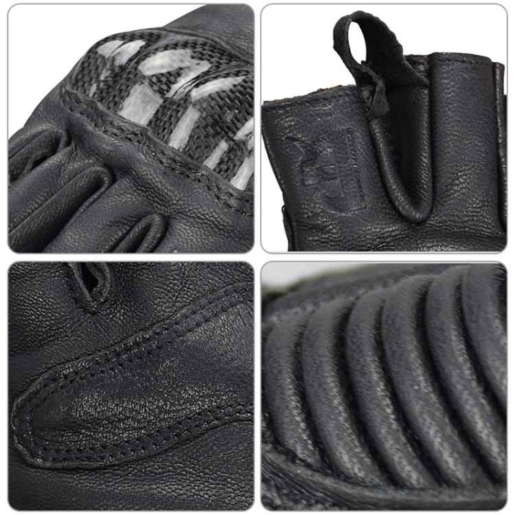 Ghost Racing GR-BZ01 Guantes Moto Proteccion Carbono