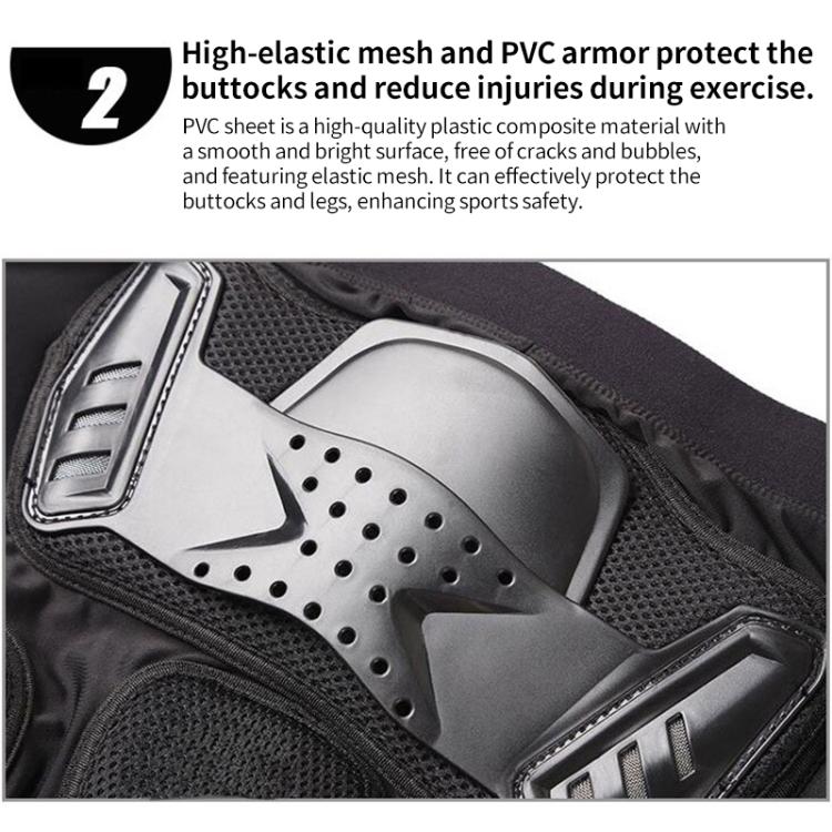 Ghost Racing K062 Pantalones Protección Caderas Motocicleta