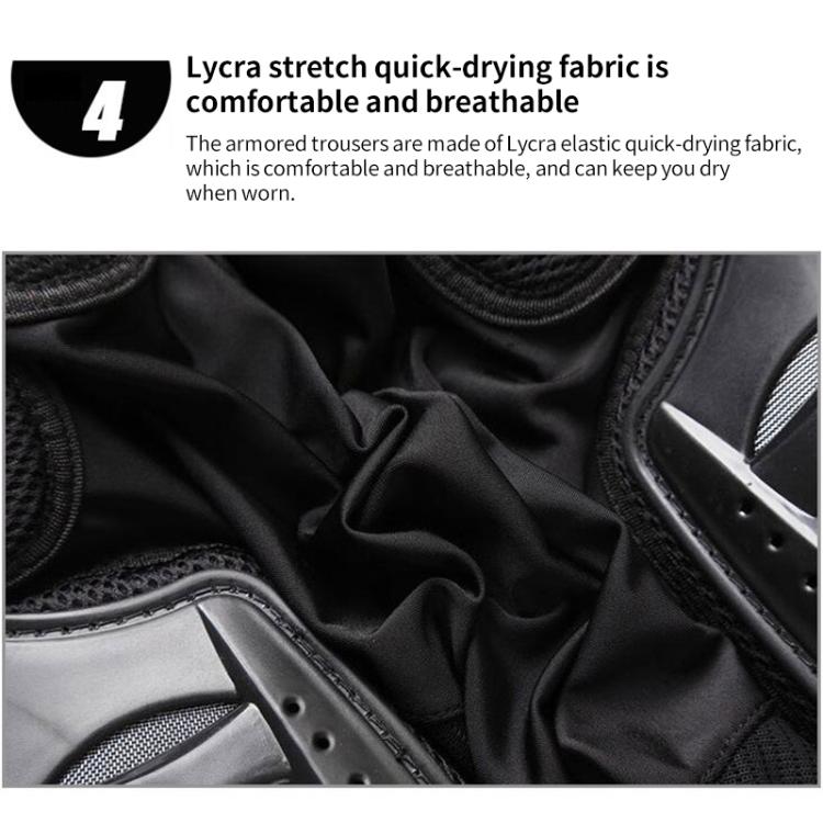 Ghost Racing K062 Pantalones Protección Caderas Motocicleta