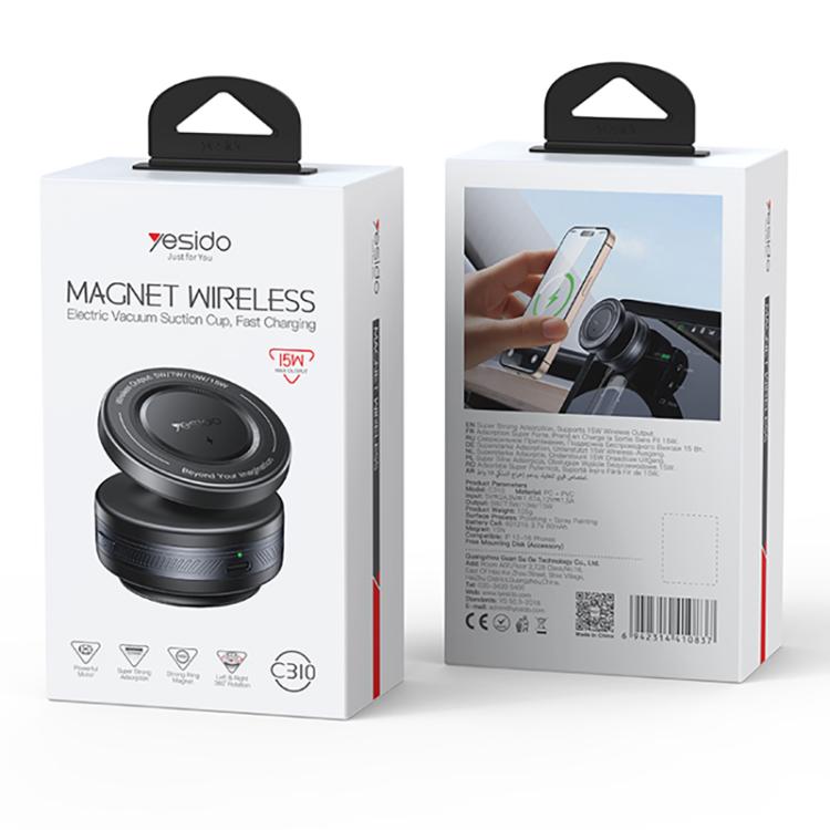 Yesido C310 Soporte Coche MagSafe Carga 15W Compacto