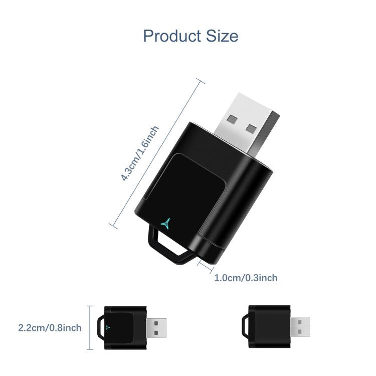 Adaptador Inalámbrico Carlink para CarPlay y Android Auto Conexión USB Compatible con la Mayoría de Vehículos