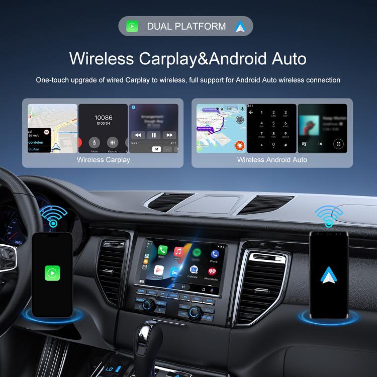 Adaptador Inalámbrico CarPlay Android Auto Modelo X100 Conexión Directa Tipo C