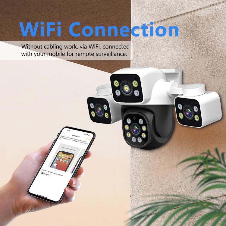 Escam PT223 IP Camera 3x4MP WiFi HD Motion Detection