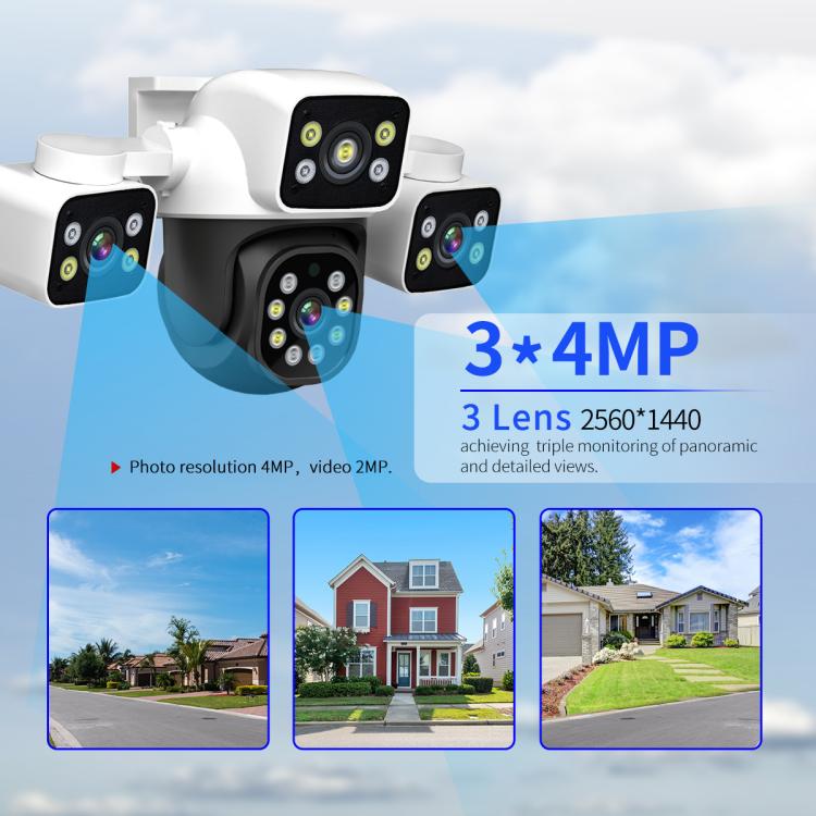 Escam PT223 IP Camera 3x4MP WiFi HD Motion Detection