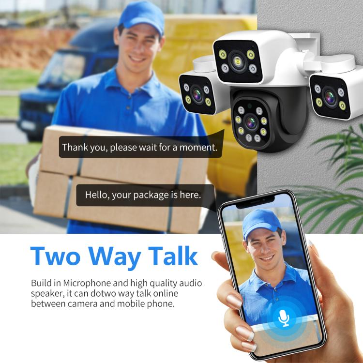 Escam PT223 IP Camera 3x4MP WiFi HD Motion Detection