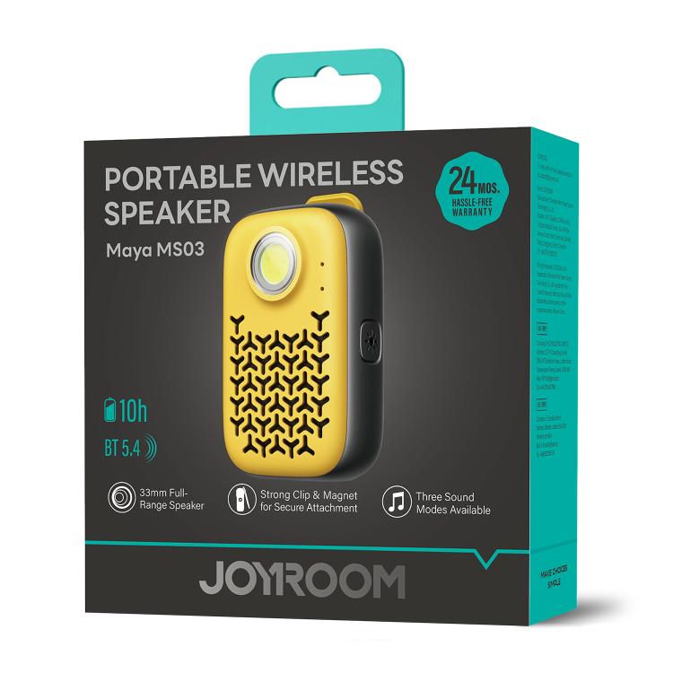 JOYROOM JR-MS03 Altavoz Bluetooth Mini Impermeable IP67 Con Conexión Bluetooth 5.4