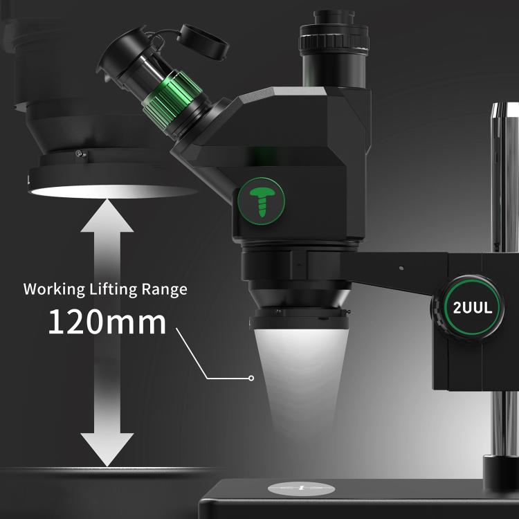 2uul MC7060-A1 Microscopio Trinocular 7-60X Zoom Profesional