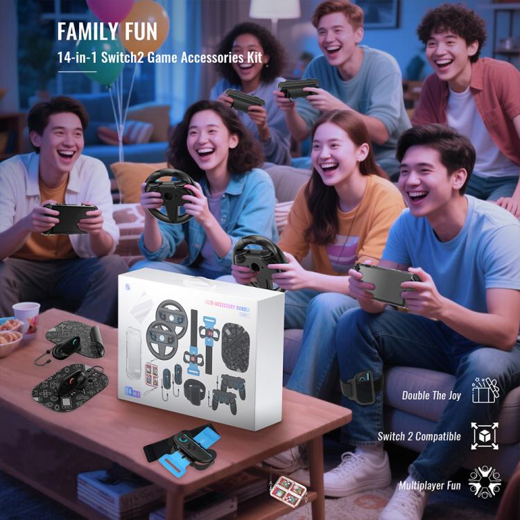 JYS NS2317 14In1 Ergonomic Gaming Motion Sensor Controller