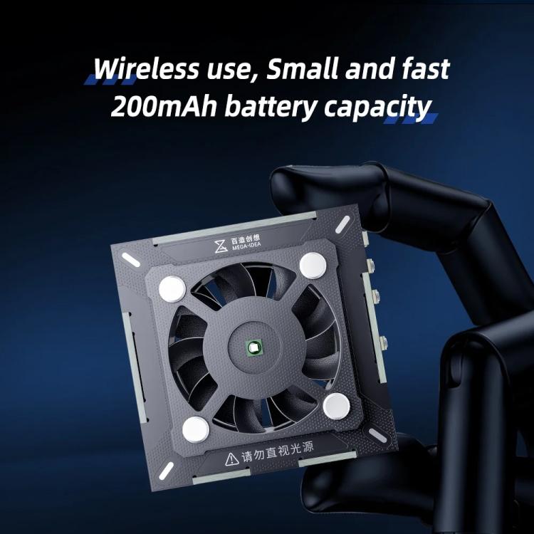 Mega-Idea 2en1 Ventilador Curado UV 10000 RPM Portátil