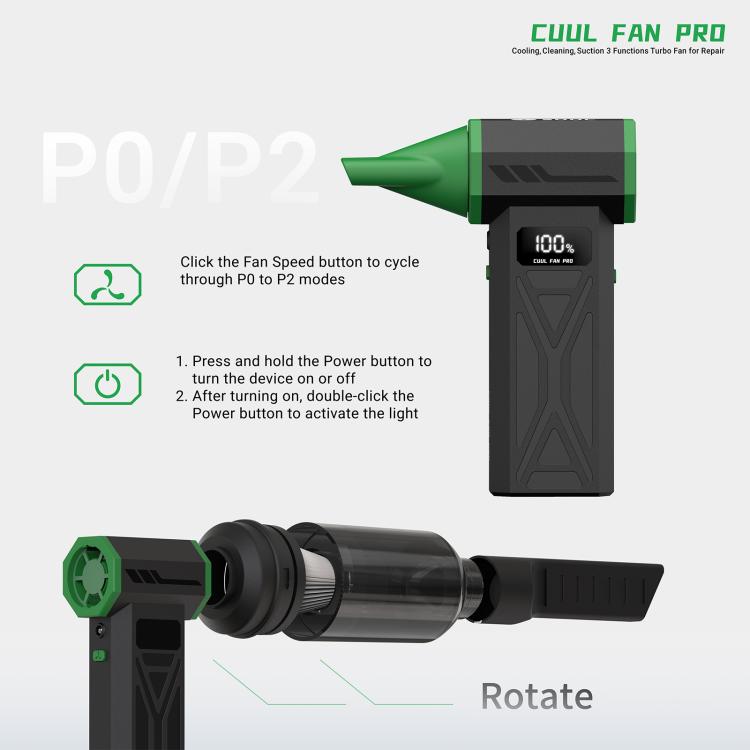 2UUL DA97 Cuul Fan Pro Ventilador Turbo Reparaciones